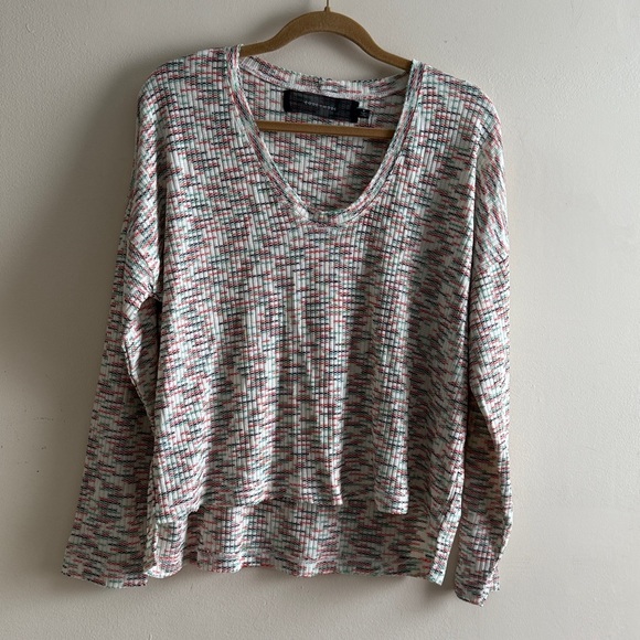 Code X Mode Womens Pullover Light Sweater Color Green White Multicolor - Picture 1 of 6